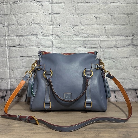 Dooney & Bourke Florentine Satchel Rare - Picture 3 of 11